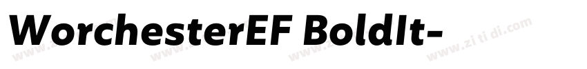 WorchesterEF BoldIt字体转换 WorchesterEF BoldIt字体转换